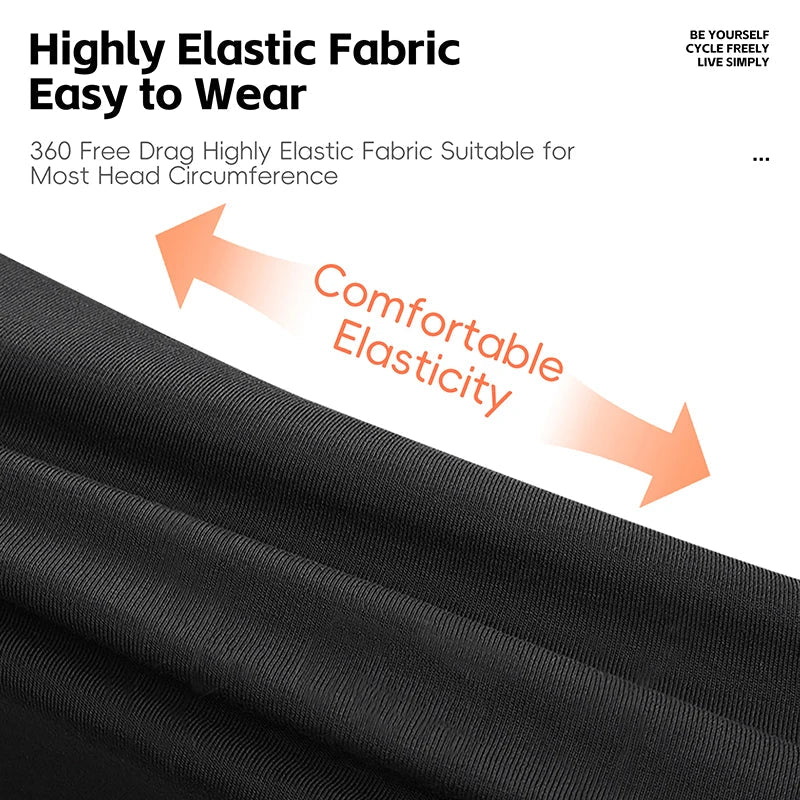 WEST BIKING Winter Thermal Balaclava High Elastic Breathable Windproof Cycling Headgear Fleece Bike Helmet Liner Sports Mask