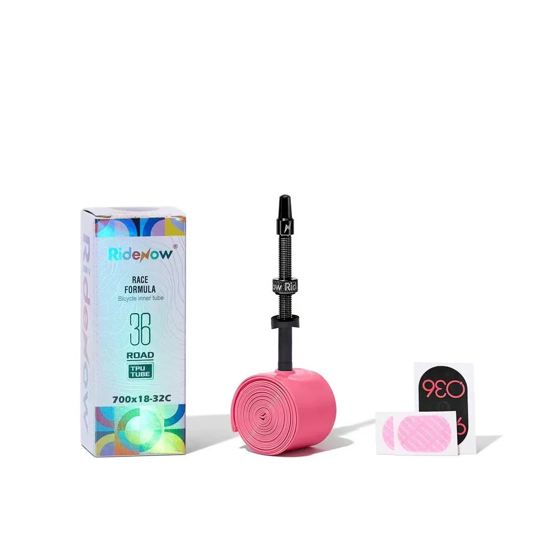 Ridenow Upgraded Metal Nozzle 700c Tpu Inner Tube External Thread Tube 700x18-32c Road Bike Removable Valve Cores Inner Tire