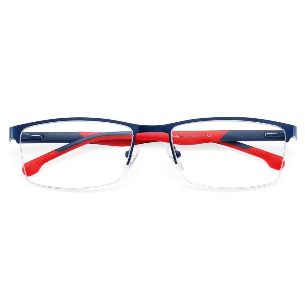 2025 NEW Men Blue light blocking Reading Glasses for Women Metal Frame Readers Magnifier Presbyopia Lens Eyewear +0.75~3.0