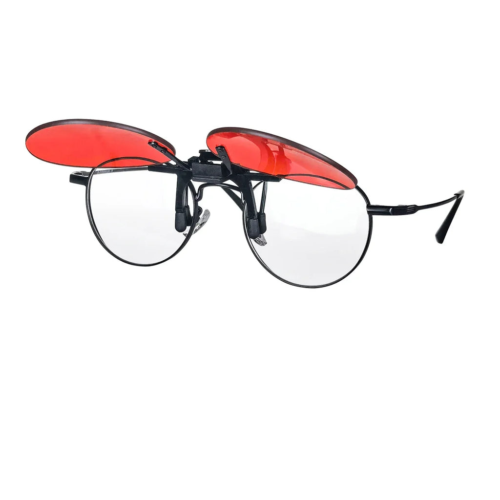 Anti Blue Light Lenses Clip On Red Lenses Better Sleep Clip On Orange Lens For Gaming Or Working Yellow Driving Lens Polarized