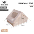 Outdoor Inflatable Camping Tent with a Panoramic Skylight, Suitable for Activities Such as Camping, Hiking, and Fishing.