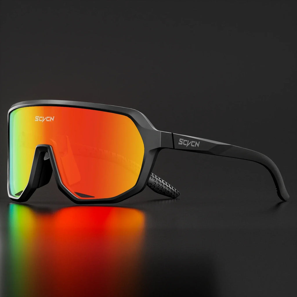Scvcn Cycling Glasses Photochromic Sunglasses for Men Sun Mountain Bike Road Bicycle Eyewear Cycle Goggles Sports UV400 MTB