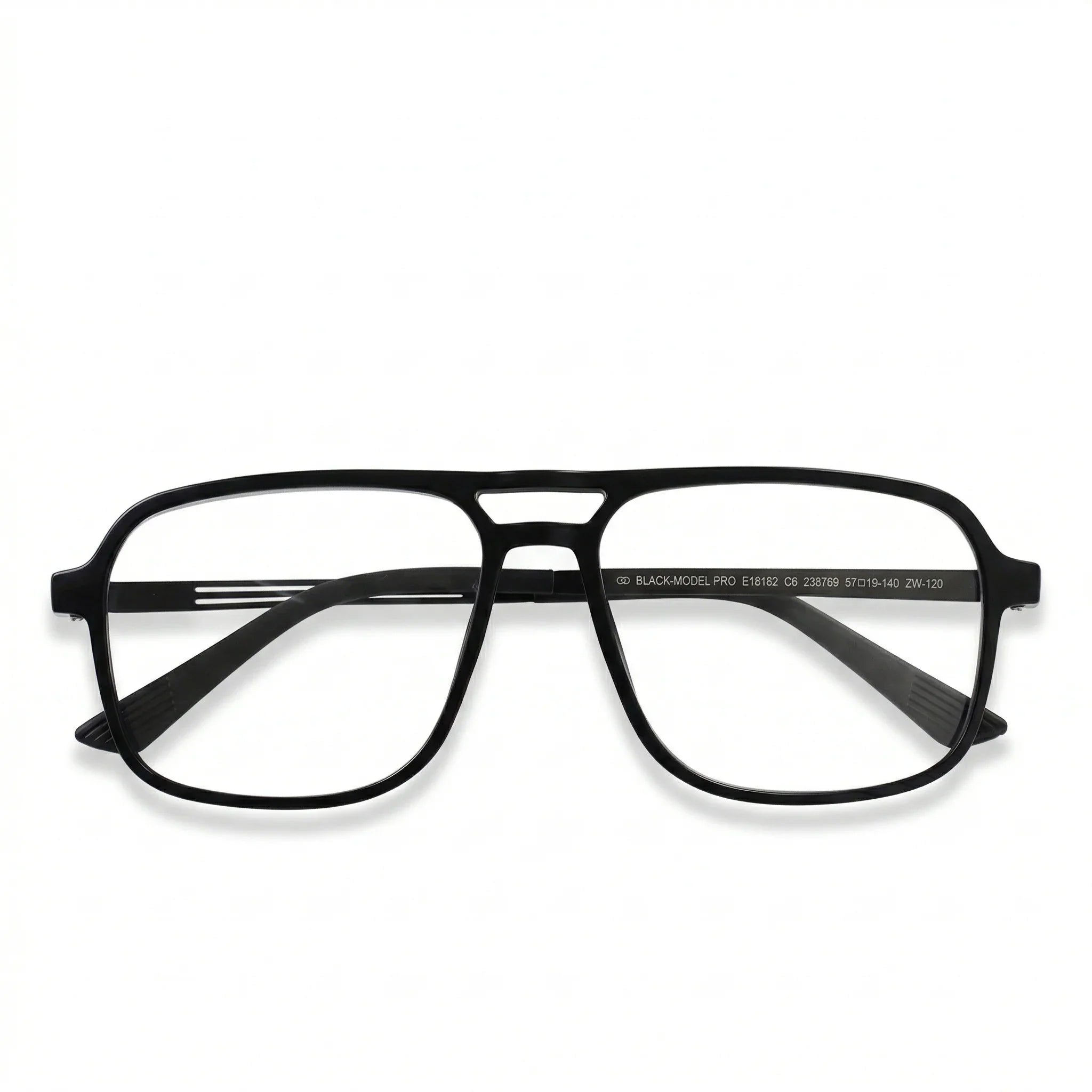 Progressive Multifocal Reading Glasses Intelligent Zoom Anti Blue Light Eyewear Alloy Temples Square Clear/Red Coating Glasses