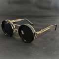 Men's Retro Steampunk Rotating Fashion Glasses - Adjustable Brightness Suitable for Party and Casual Wearing - Bohemian Style Gl