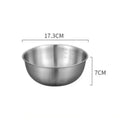 Large Capacity Stainless Steel Bowl Set with Scale for Cooking Baking Food Storage Home Kitchen Essentials Mixing Bowls