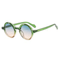 Fashion Round Sunglasses Women Gradient Frame Shades Retro Trending Men Sun Glasses UV400 Female Oculus Gafas