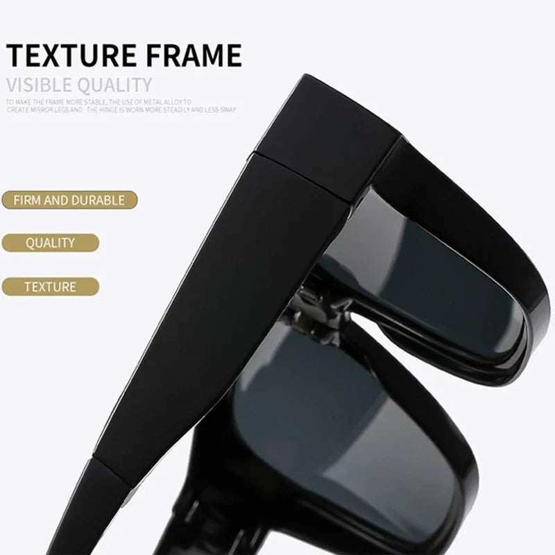 Foldable prescription sunglasses, simple and versatile, unisex, foldable sunglasses for driving.