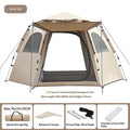 Automatic Thickened Outdoor Camping Tent Portable Folding Quick-Open Picnic Camping Shelter Rainproof Overnight Stay