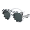 New Retro Double Beam Square Women Sunglasses Gradient Shades Design Men High Quality Sun Glasses UV400