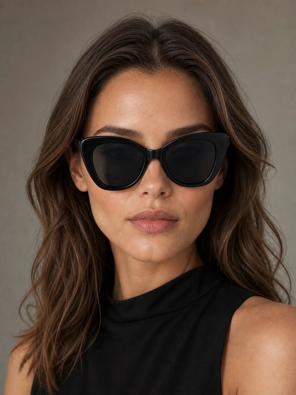 Ladies' Classic Cat Eye Sunglasses, Thick Framed Retro Trendy Outdoor Sunglasses