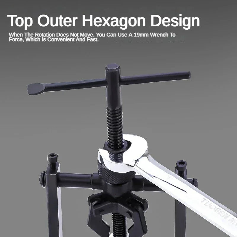 Labor-saving Car Bearing Puller Disassembly Tool with Three-claw Puller for Automotive Bearing Maintenance
