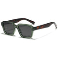 Ins Popular Fashion Square Sunglasses Women Retro GREEN Shades UV400 Men Trending Sun Glasses