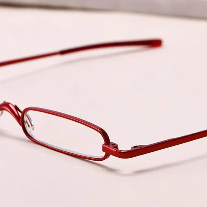 Portable Pen Holder Style Reading Glasses, Ultra-Light Metal, Anti-Blue Light, High-End Glasses for the Elderly.