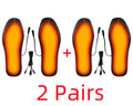 USB Heated Insoles Shoe Electric Foot Warming Pad Feet Warmer Sock Pad Mat Winter Outdoor Sports Heating Insole Winter Warm