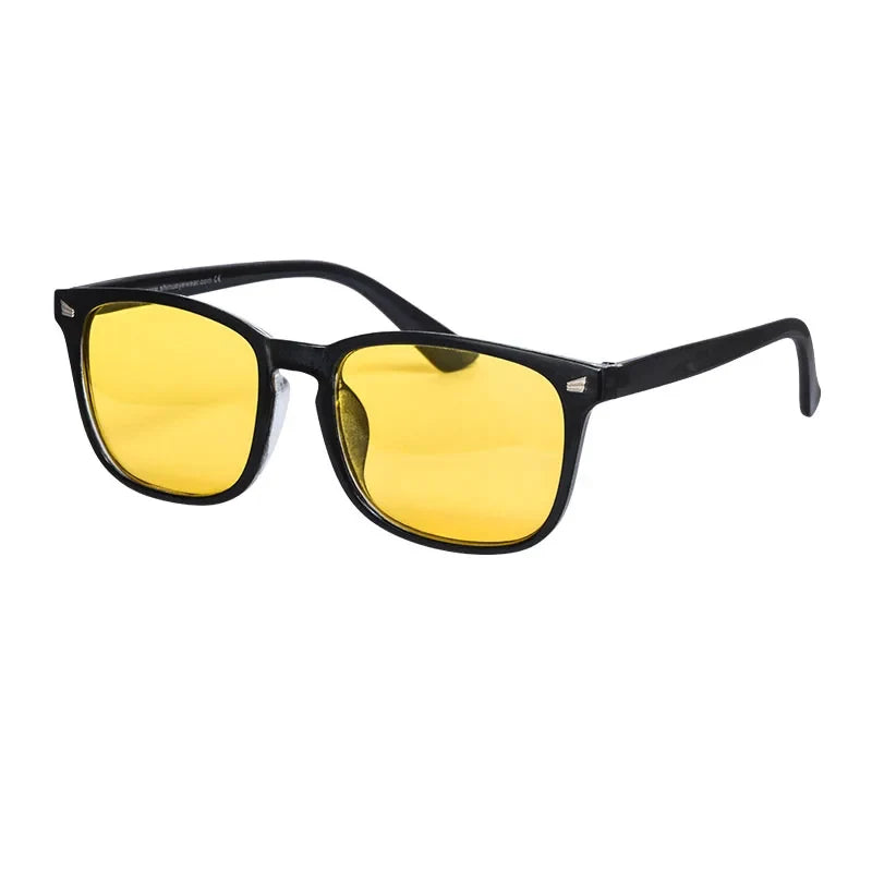 SHINU brand polarized anti blue light yellow lenses glasses men women driving eyeglasses night vision fishing eyeglasses