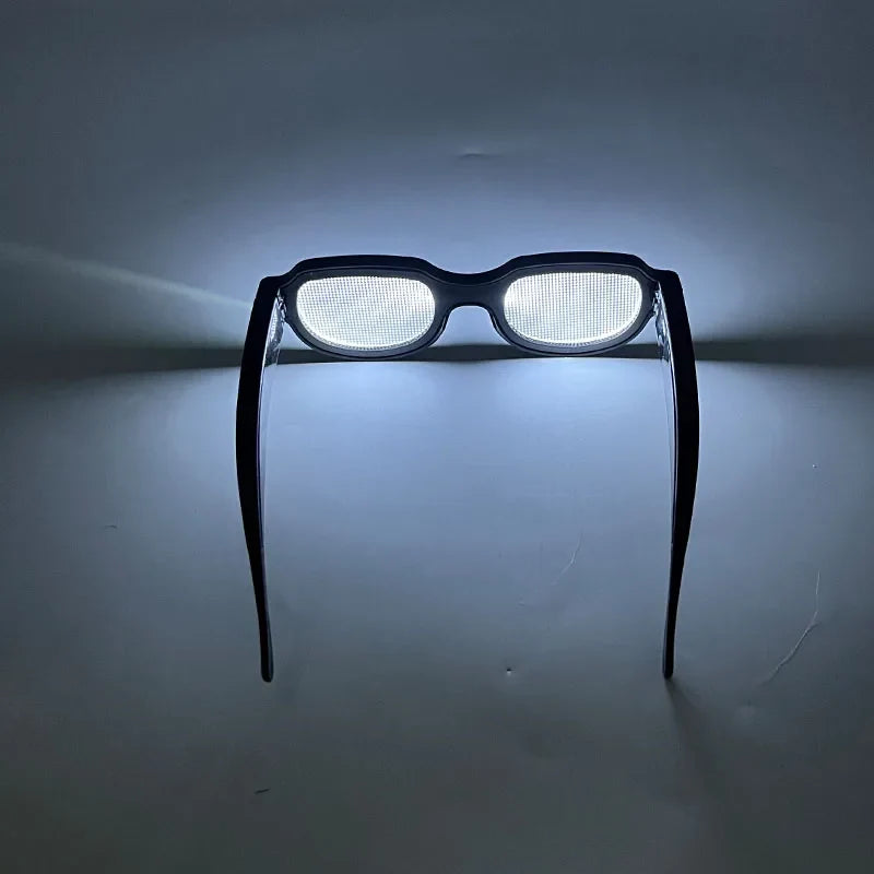 Detective Conan LED Light Up Glasses Anime Cosplay Props Luminous Eyewear For Halloween Party Rave Bar Live Show