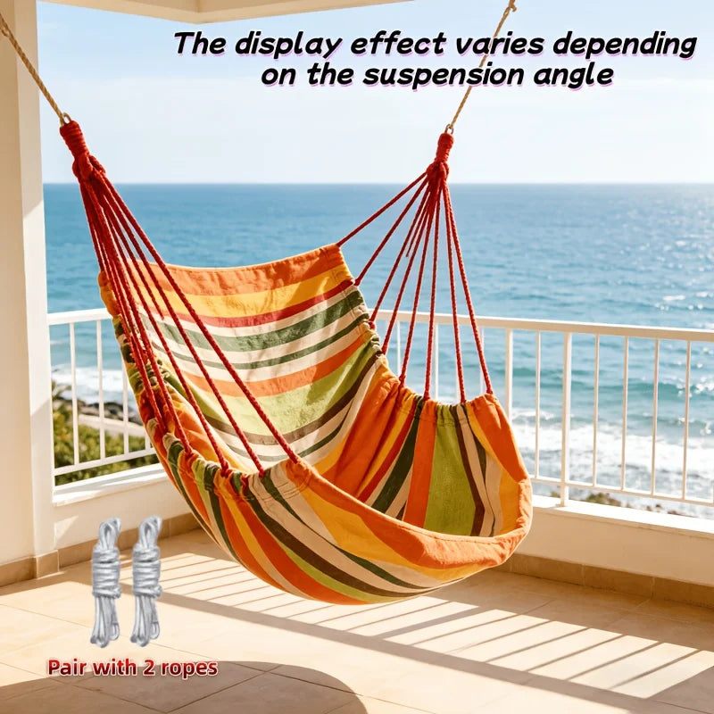 Comfortable Pressure Relieving Hanging Hammock Chair Leisure Lazy Chair For Patio Park Camping Universal Use