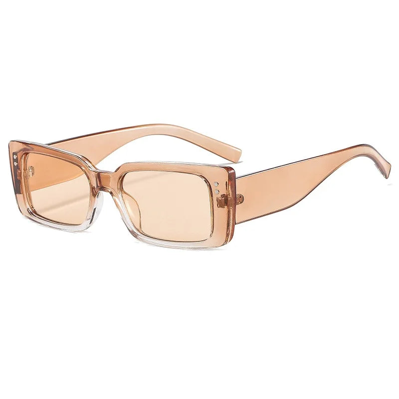 Small Rectangle Sunglasses Women Vintage Brand Designer Men Square Sun Glasses Shades Female UV400 Oculos Eyewear