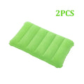 47x30cm Air Cushion Pillows Outdoor Camping Sleep Cushion Folding Square Inflatable Pillows Travel Backrest Plane Head Rest Big