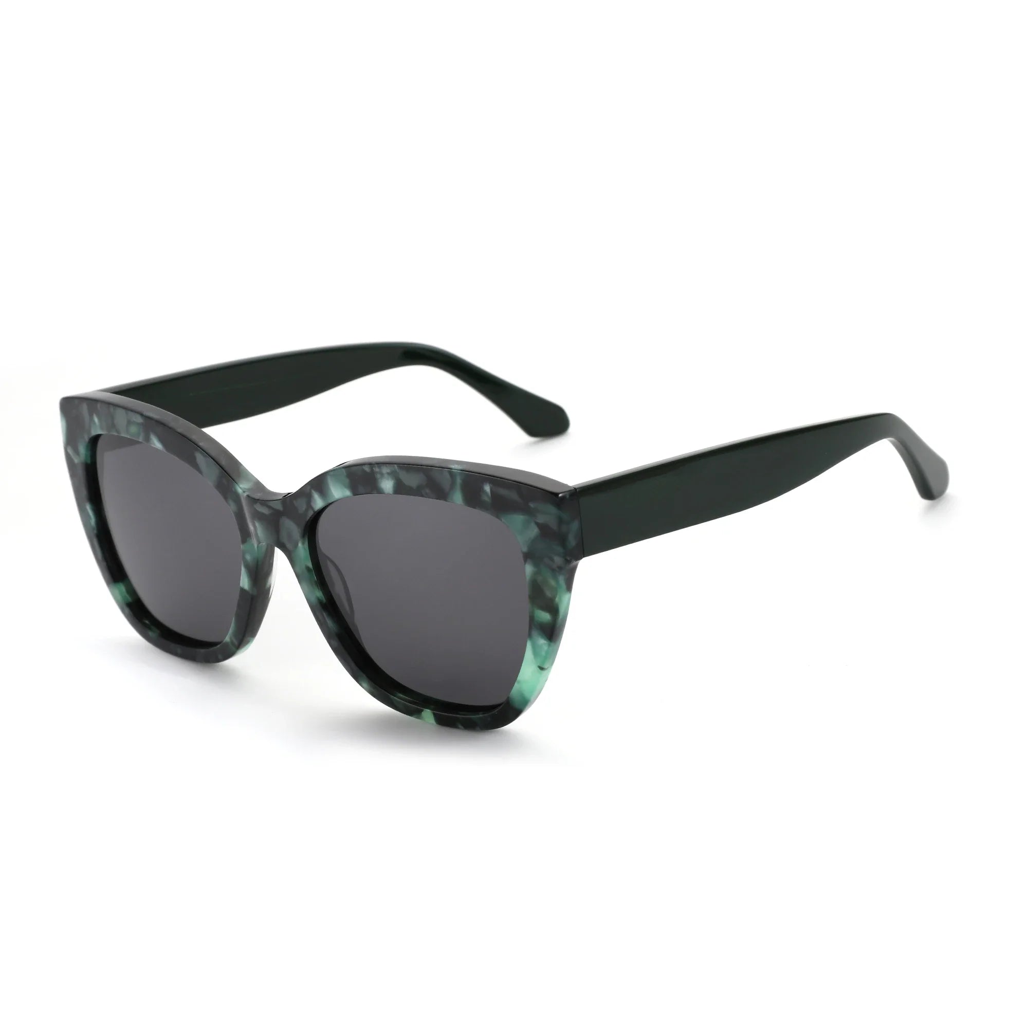 ZENOTTIC Butterfly Polarized Sunglasses Fashion Thick Frame for Women Acetate Sun Glasses Driving UV400 Protection