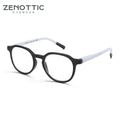 ZENOTTIC Retro Circular Anti-blue Light Glasses Blue Light Blocking Round Computer Eyeglasses for Unisex Fashion 420007