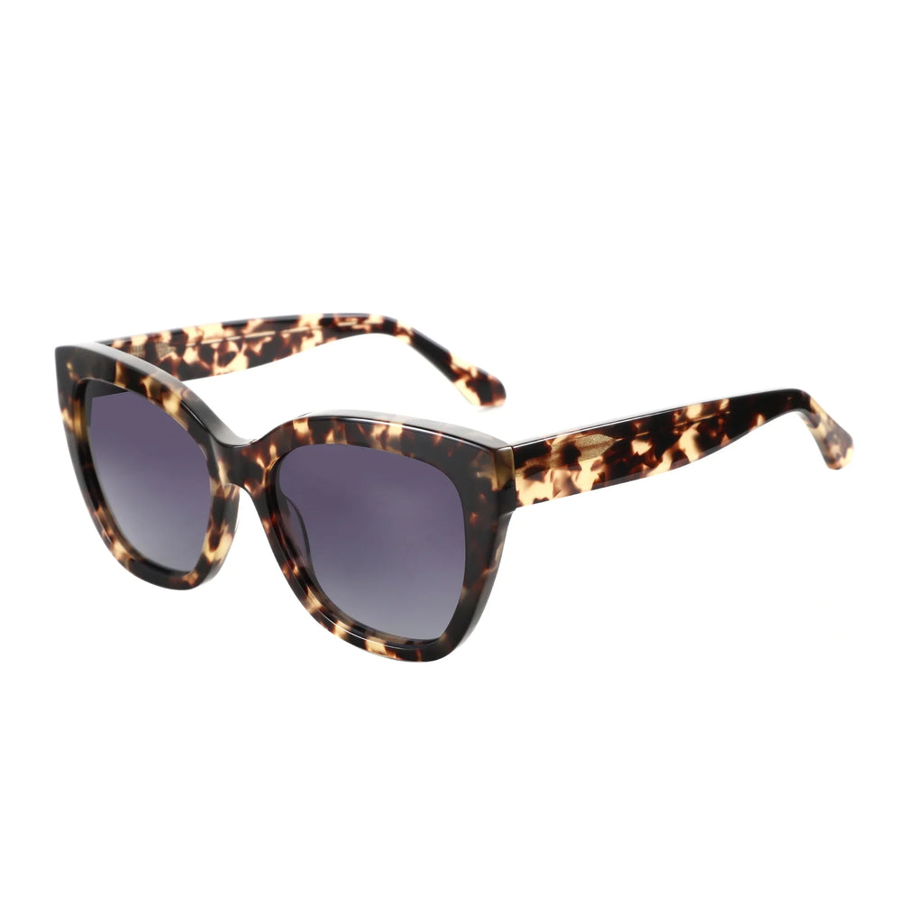 ZENOTTIC Butterfly Polarized Sunglasses Fashion Thick Frame for Women Acetate Sun Glasses Driving UV400 Protection