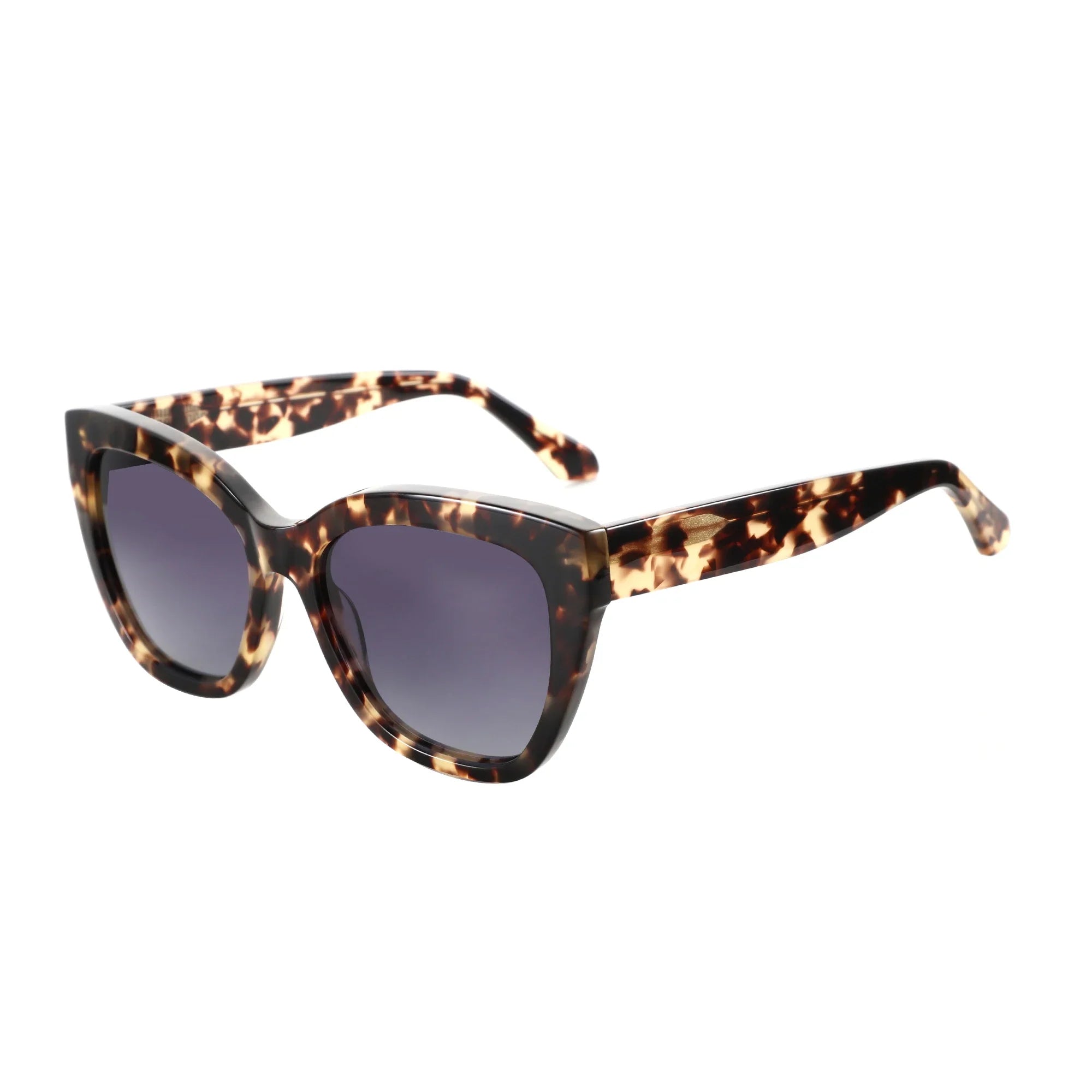 ZENOTTIC Butterfly Polarized Sunglasses Fashion Thick Frame for Women Acetate Sun Glasses Driving UV400 Protection