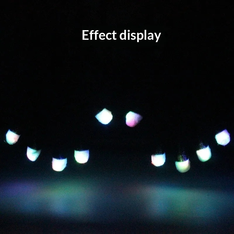 LED Finger Flashing Gloves 2026 New 7 Colors Light Up Gloves for Party Festival Rave Dance Cool Electronic Gifts