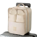 Travel Shoe Bag Storage Bag Washed Diagonal Breathable Mesh Multiple Pairs of Shoes Portable Shoe Box for Business Trips