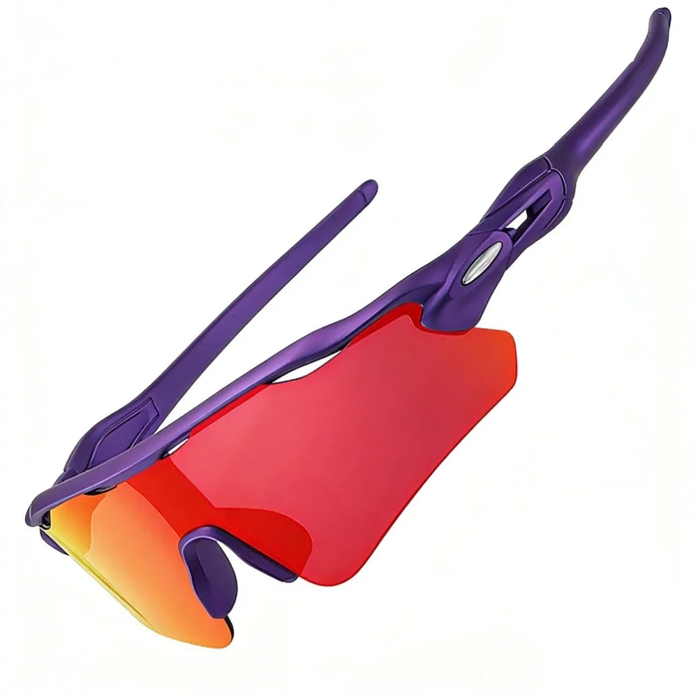 Cycling Sunglasses Men UV Blocking Windproof Marathon Climbing Goggles Sports Eyewear for Outdoor Activities
