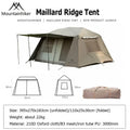 MOUNTAINHIKER One-button Tent Living Shell Shelter Ridge Tent Two Bedrooms and One Living Room Automatic Beach Outdoor Large