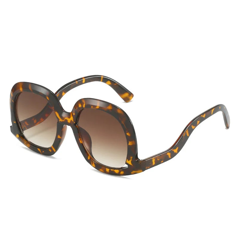 New Fashion Irregular Square Sunglasses For Women Men Vintage Designer Ladies Sun Glasses Ins Trending Female Shades UV400