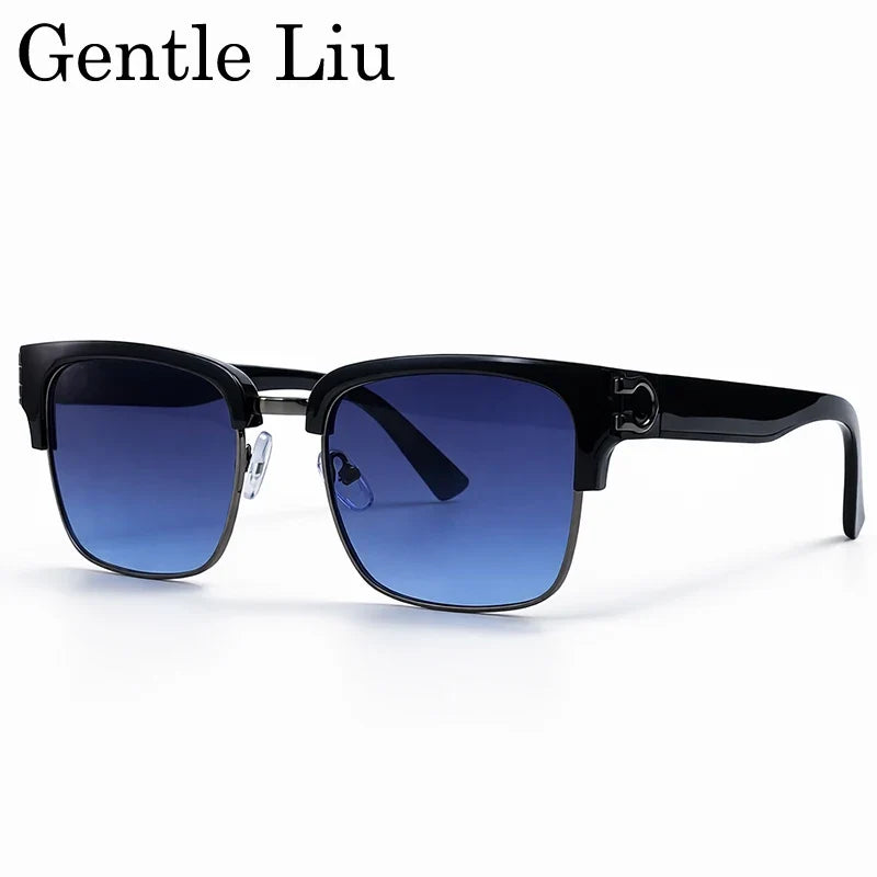 Vintage Square Photochromic Sunglasses Men Luxury Designer Black Gold Frame Driving Sun Glasses Retro Eyewear Oculos De Sol 2026