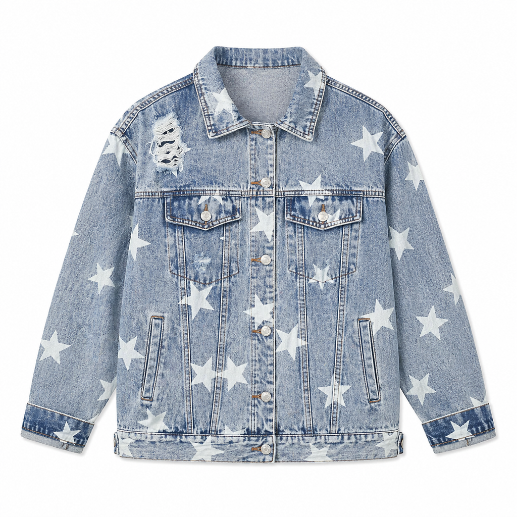 Washed Star Denim Jacket