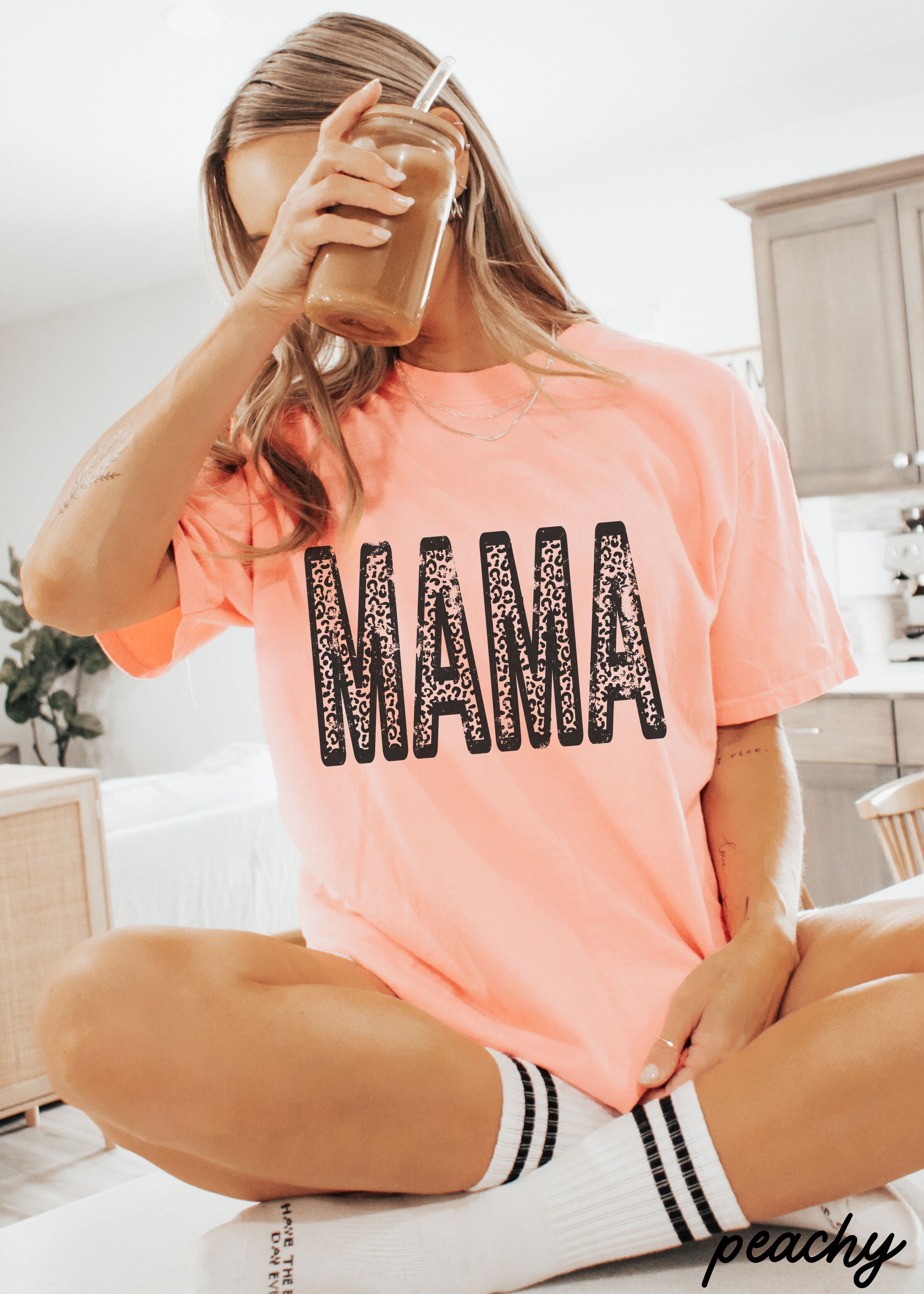Leopard Mama Tee *12 Colors (S-3X)