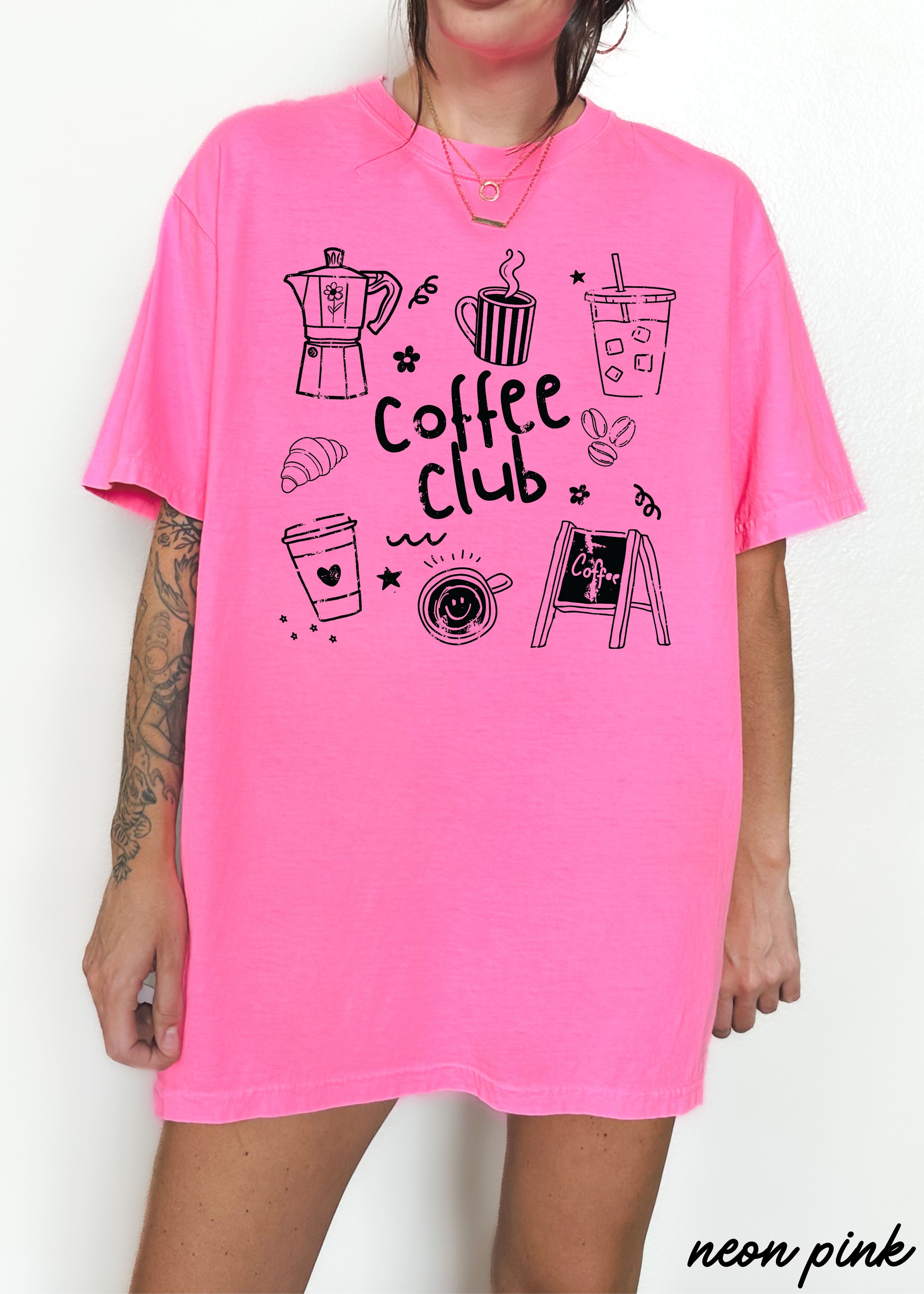 Coffee Club Doodle Tee *16 Colors (S-3X) SC