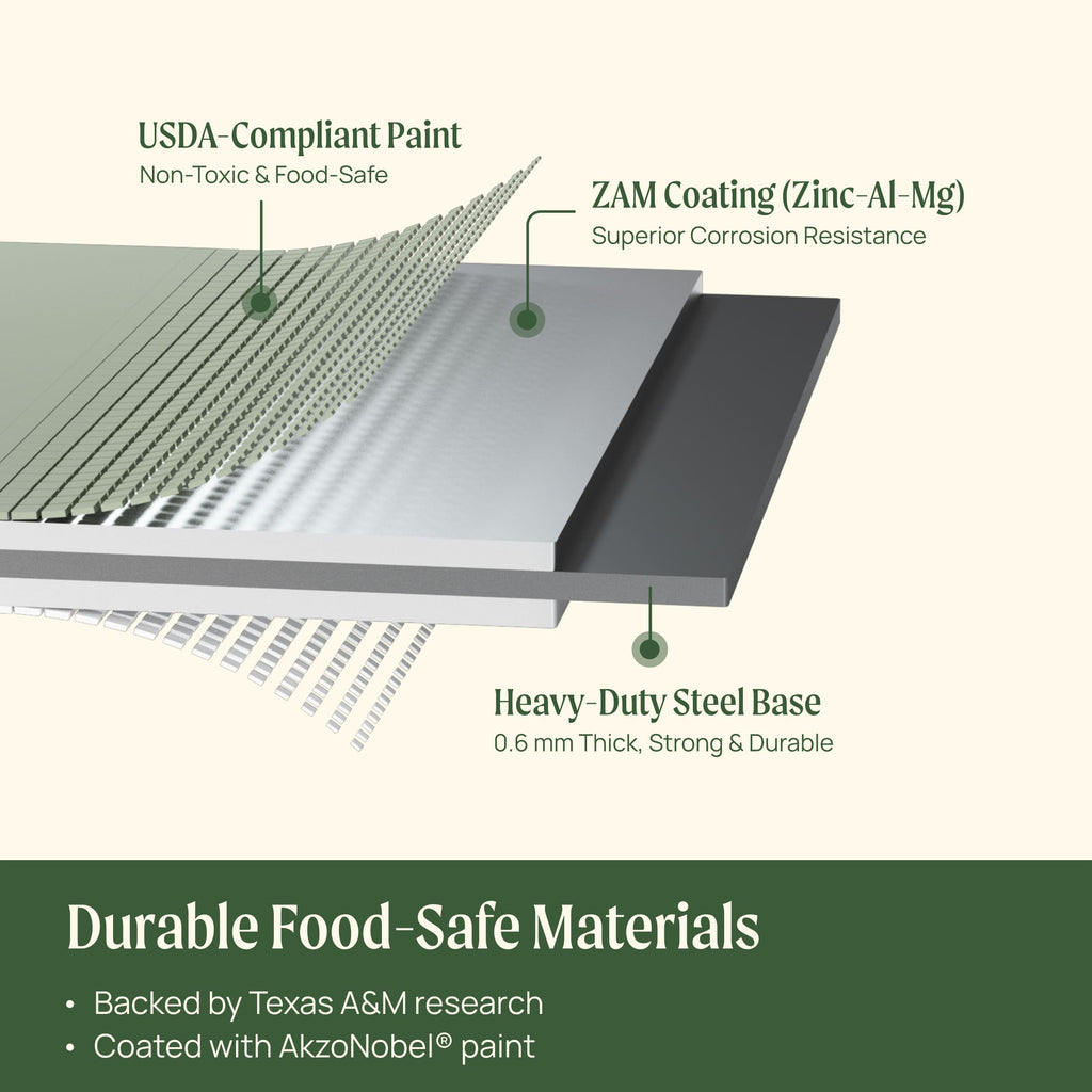 17" Tall 10 In 1 Jumbo Modular Metal Raised Garden Bed Kit