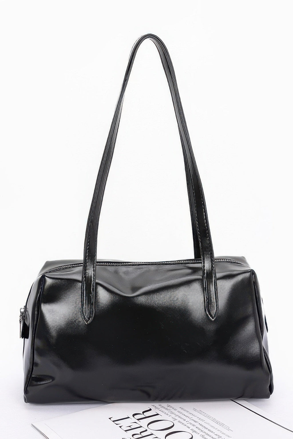 Faux Leather Sport Bag