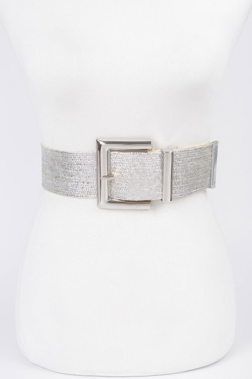 Clear Pvc Metal Buckle Belt