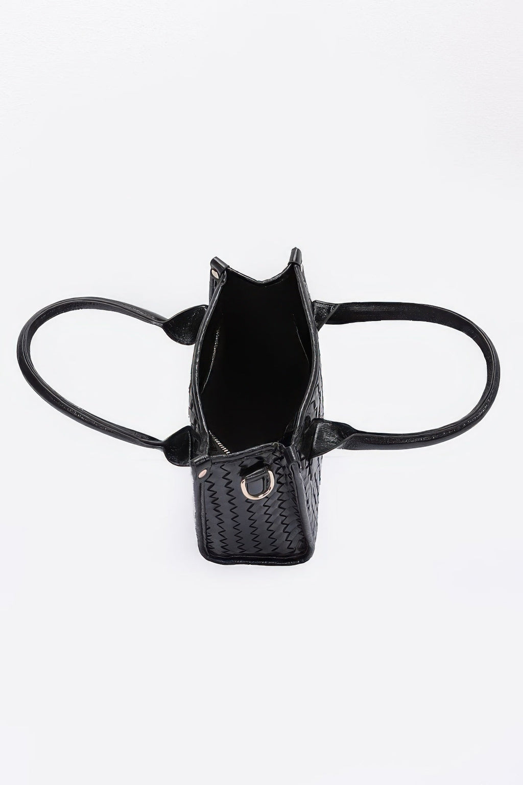 Metallic Braided Tote Bag