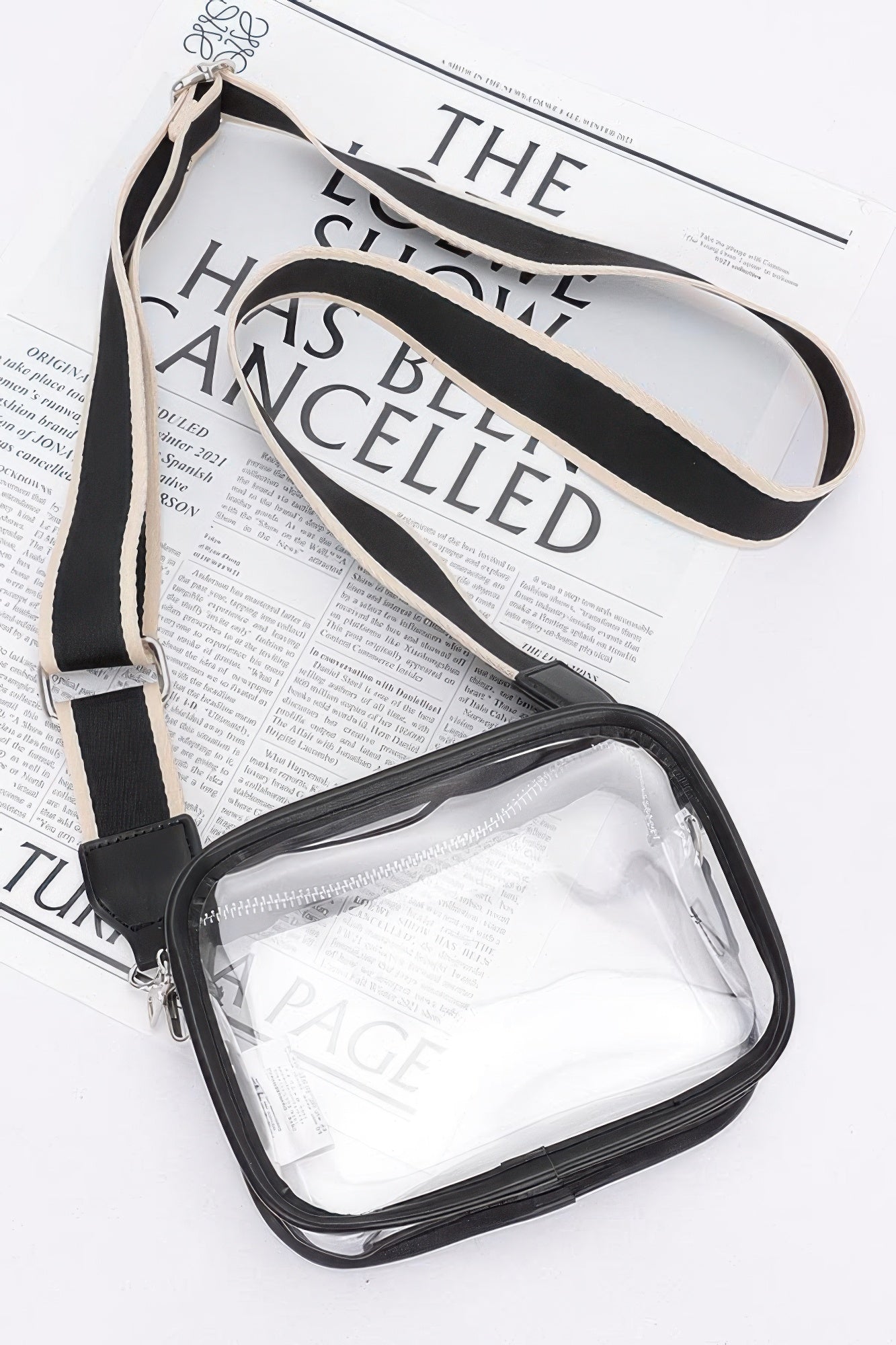 Transparent Camera Bag W/ Wide Strap