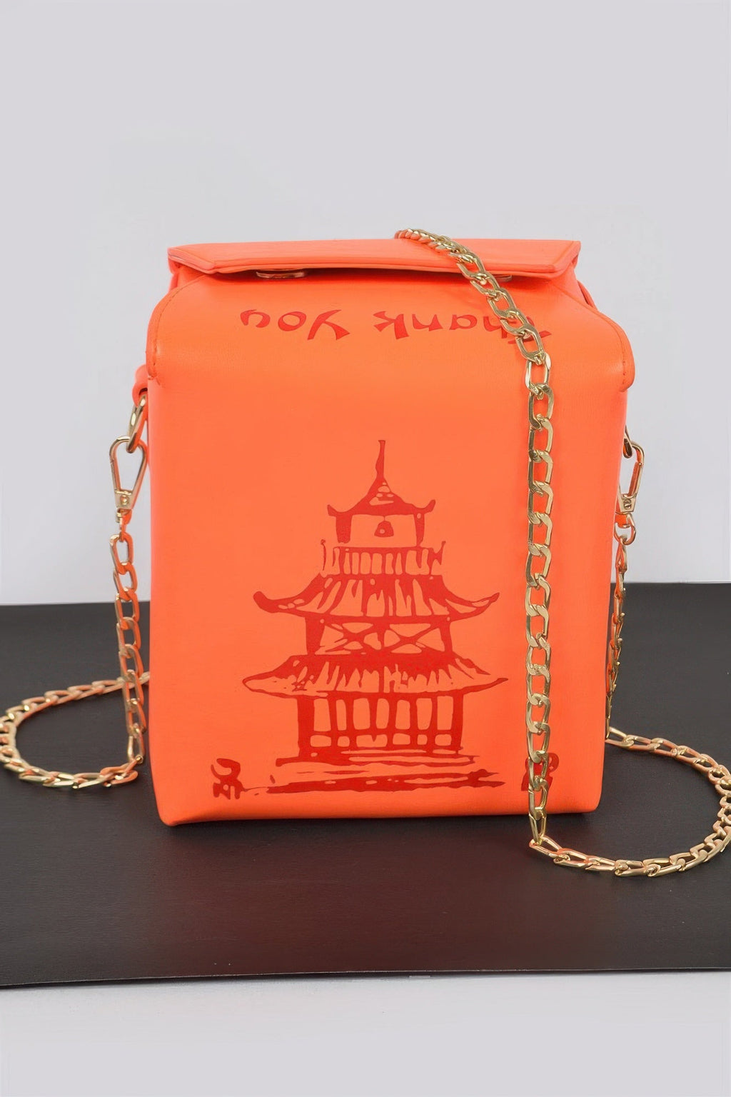 Chinese To Go Box Clutch.