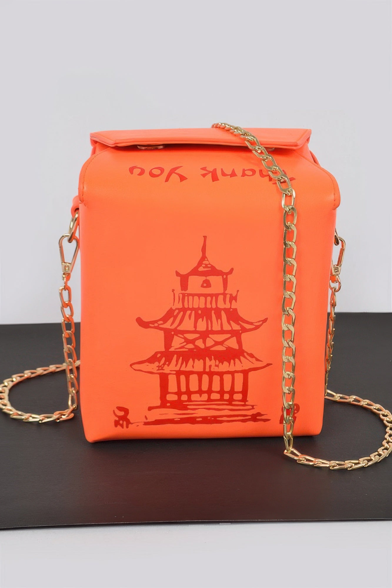 Chinese To Go Box Clutch.