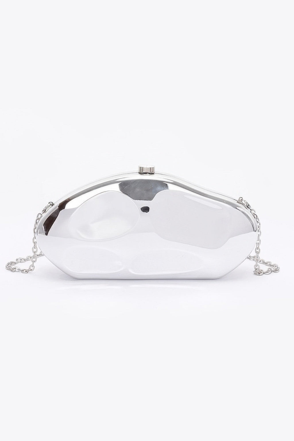 Metallic Plastic Party Clutch