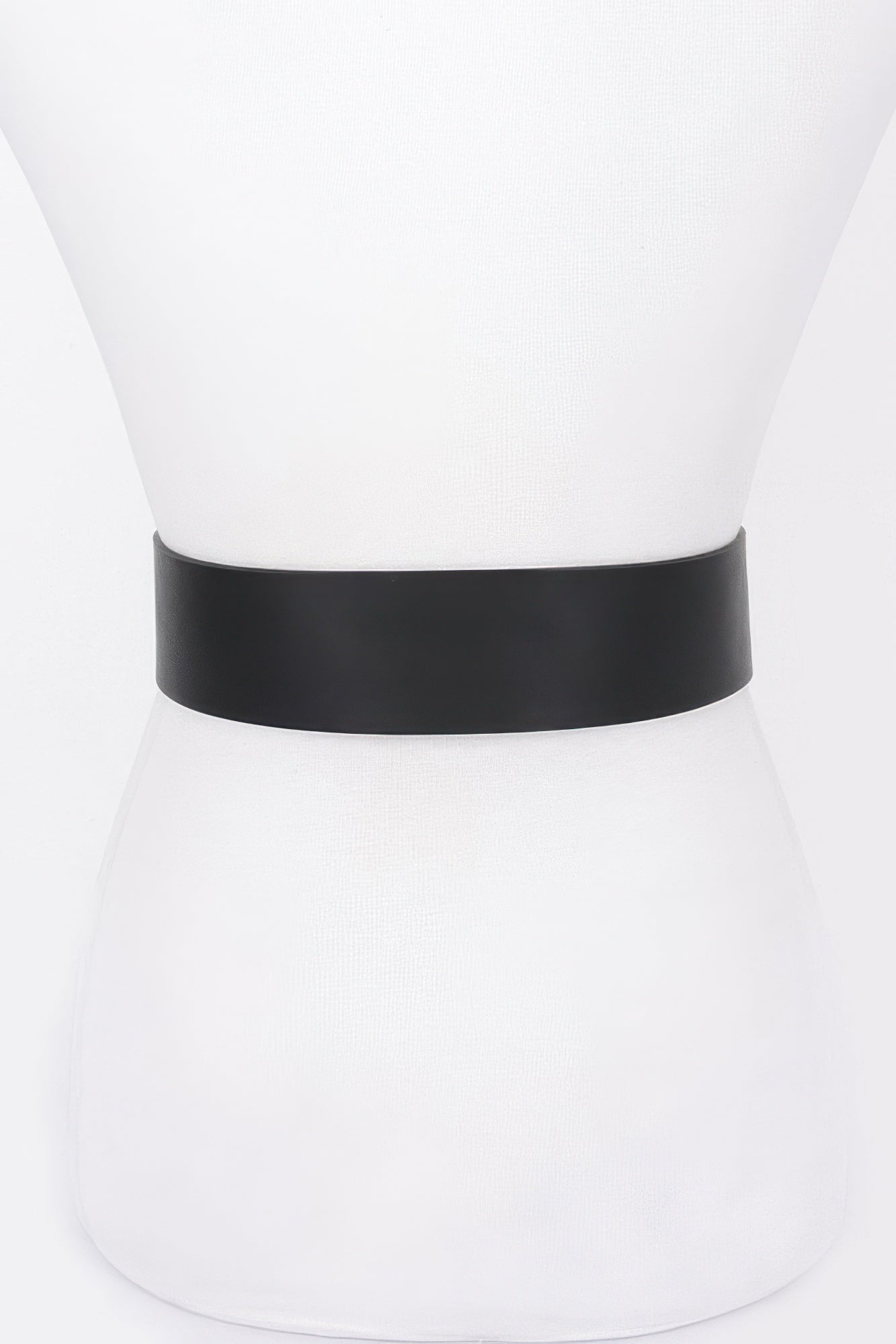 Pearl Metal Buckle Metallic Stretch Belt