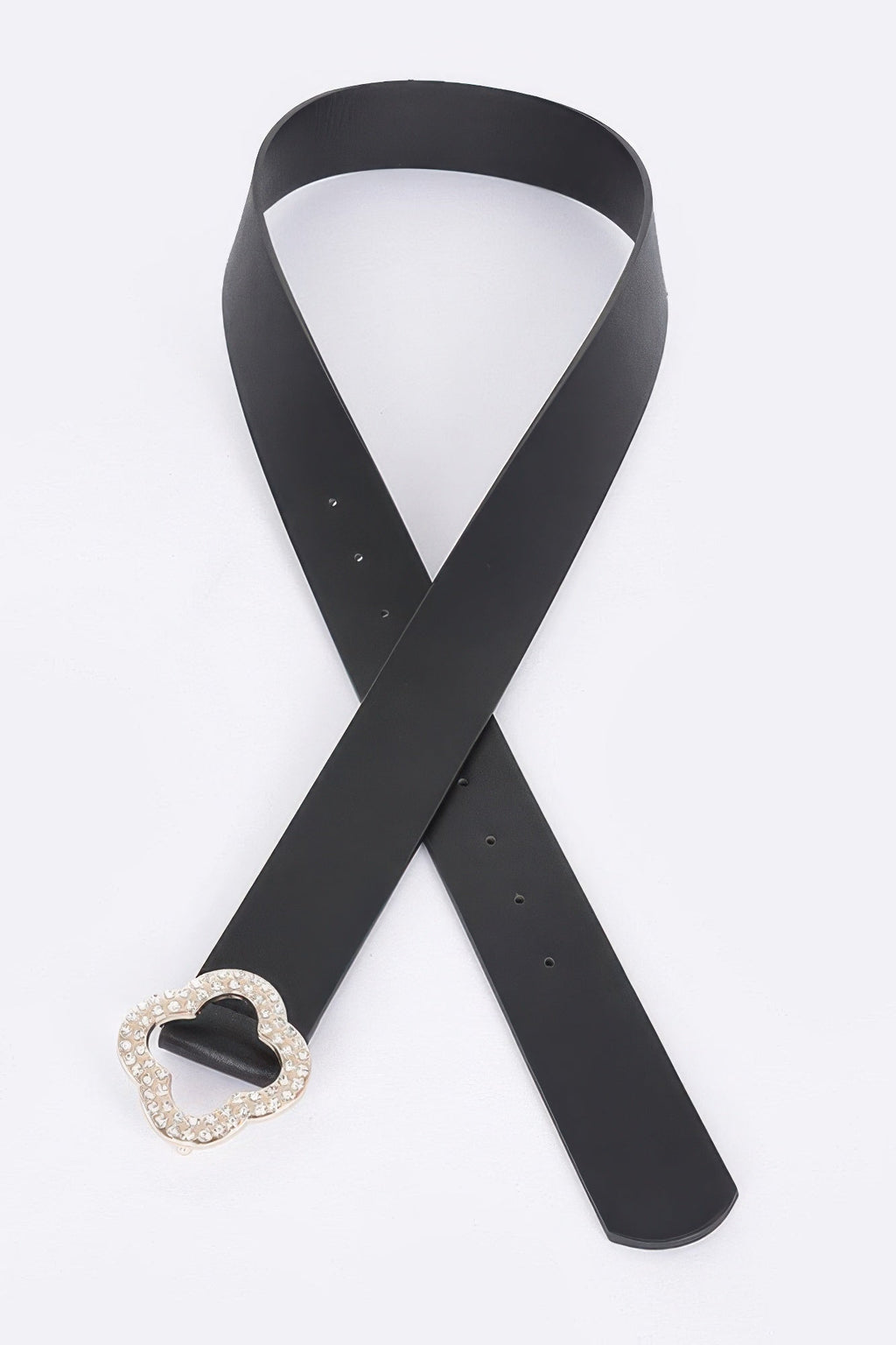 Faux Leather Metal Buckle Belt