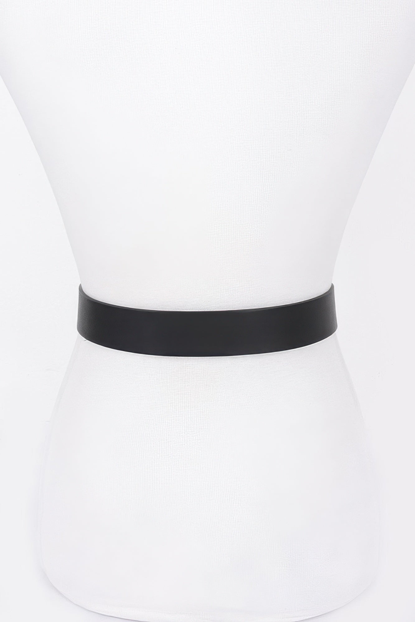 Faux Leather Metal Buckle Belt