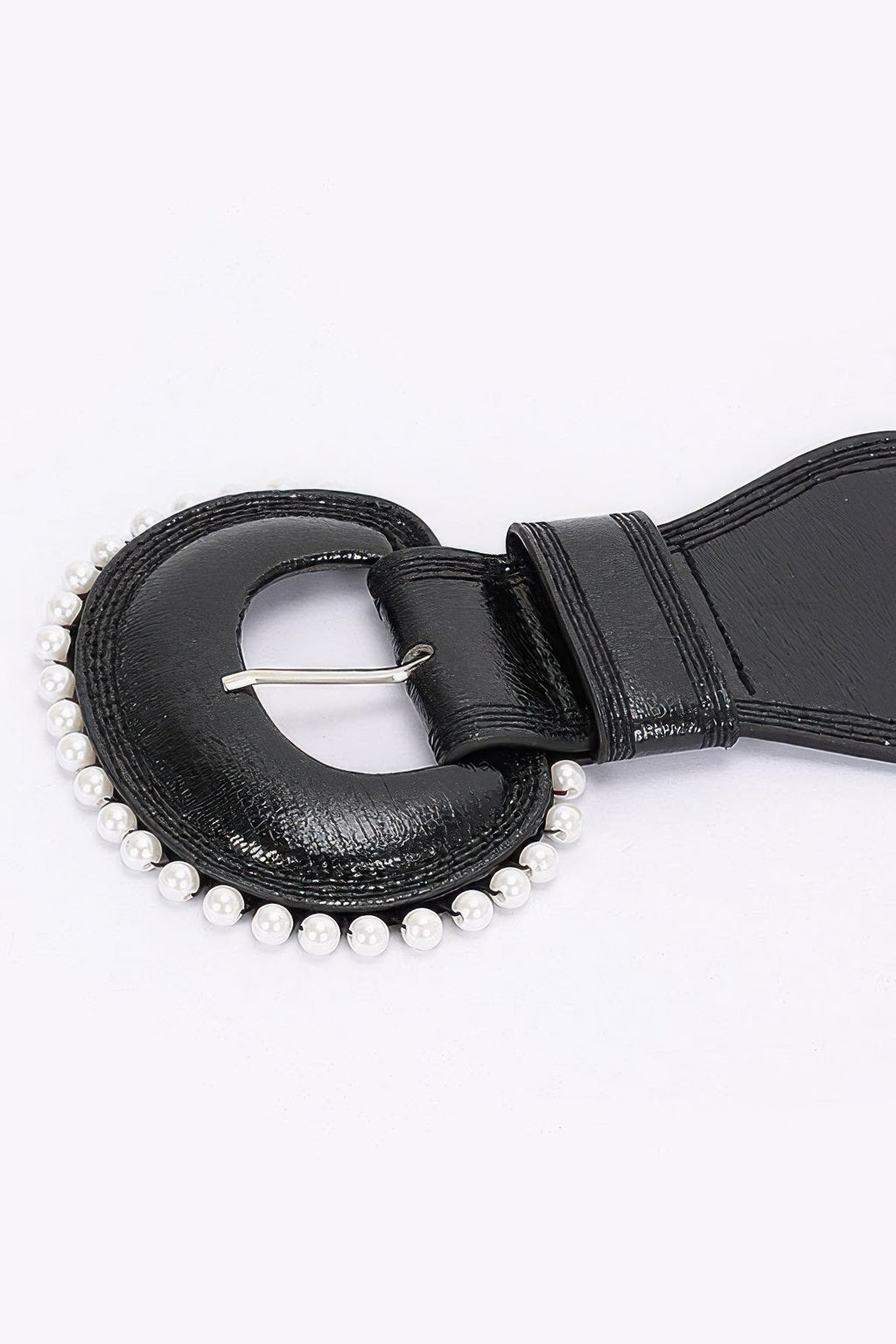 Pearl Metallic Pu Elastic Belt