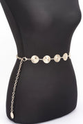 Round Metal Chain Belt