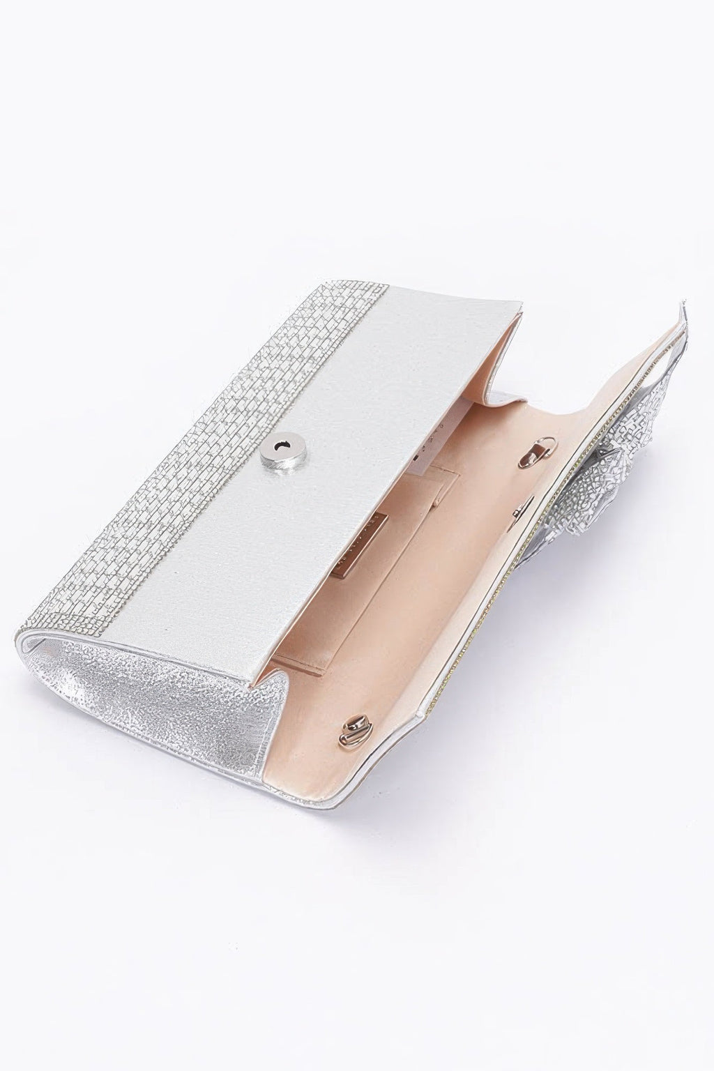Rhinestone Party Clutch W/ Rhinestone Bow